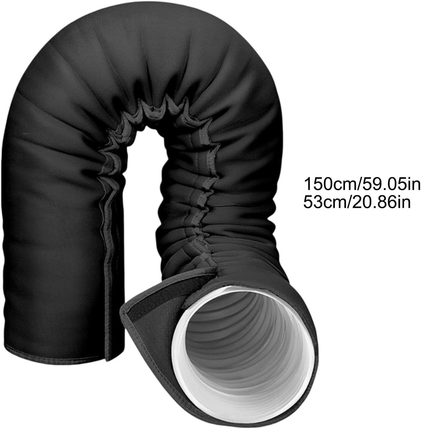  150 CM Manchon Isolant Universel Pour Gaine De Climatiseur Mobile | Manchon D'isolation Pour Tuyau De Climatiseur Mobile, Housse Isolante Pour Tuyau De Climatisation, 3 Sangles, Pour 12,7/15 CM