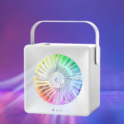  Milageto Climatiseur Et Portable, Silencieux, 5 Ventilation, Ventilateur Rafraîchissant Personnel Pour Petites Pièces Et Bureau.