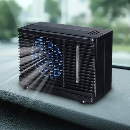  Climatiseur De Pas-air Portable Universal Portable Climating 24V Conditionneur De Refroidissement Eau Ventilateur D'air évaporatif Pour Les Camions Automobiles à La Maison (Noir)