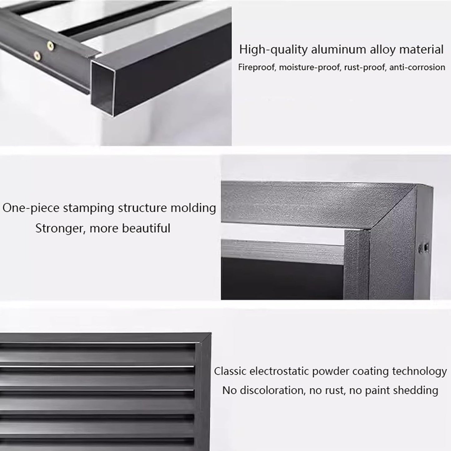  Housse De Climatiseur D'extérieur Résistante Aux Intempéries – Protection En Aluminium Pour Pompe à Chaleur Et Boîtier Décoratif Anti-bruit Pour Une Utilisation élégante En Extérieur Et Une Protection