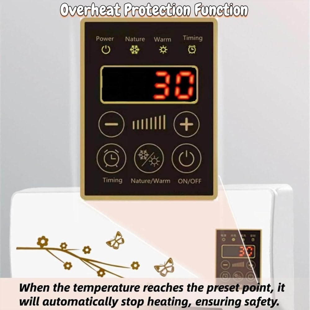  Petit Réchauffeur De Climatiseur,Refroidisseur Et Réchauffeur Ultra Silencieux, Avec Télécommande, Climatiseur Portable Pour La Maison/bureau/chambre (Blanc)