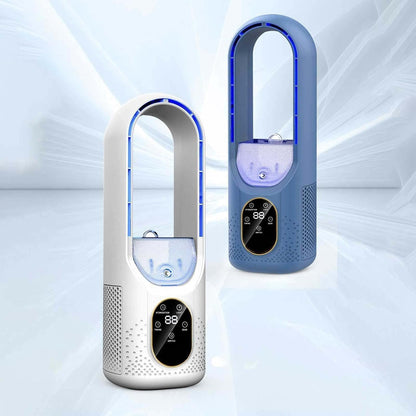  Refroidisseur D'air Par évaporation Portable, Mini Ventilateur USB De Climatisation Avec 6 Minuteries Réglables Et Contrôle De La Vitesse Du Ventilateur, Ventilateur De Refroidissement Personnel Pour