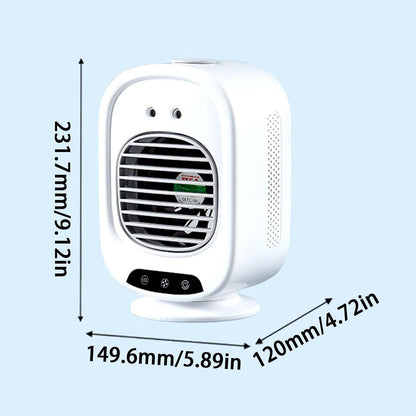 Climatiseur Personnel | Rotation À 150 Degrés Faible Niveau Sonore 3 Vitesses De Ventilation | Ventilateur Climatiseur | Pour Voyage, Camping, Maison, Chambre, Salon, Voiture, Dortoir, Bureau