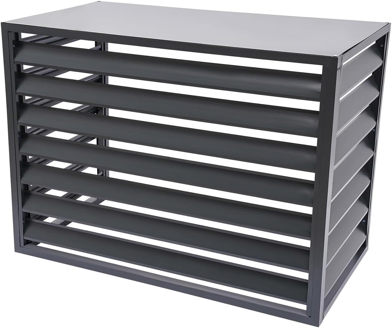 GENERIC Housse De Pompe à Chaleur Extérieure Pour Climatiseur Imperméable Et Résistante Aux Intempéries (L120W70H150) 5 Couches En Tissu Bouclier Contre La Pluie, La Neige Et Les Rayons UV