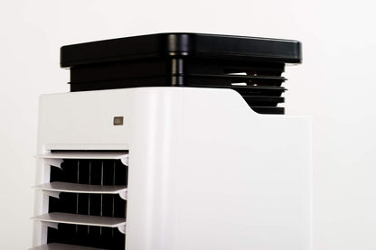  Haverland ASAP | Rafraîchisseur D'Air Mobile | 60W | Faible Consommation | 20 M² | 5.5L | 3 Vitesses | Silencieux | Oscillation Verticale Et Horizontale | Mode Bébé Et ECO | Anti-moustique