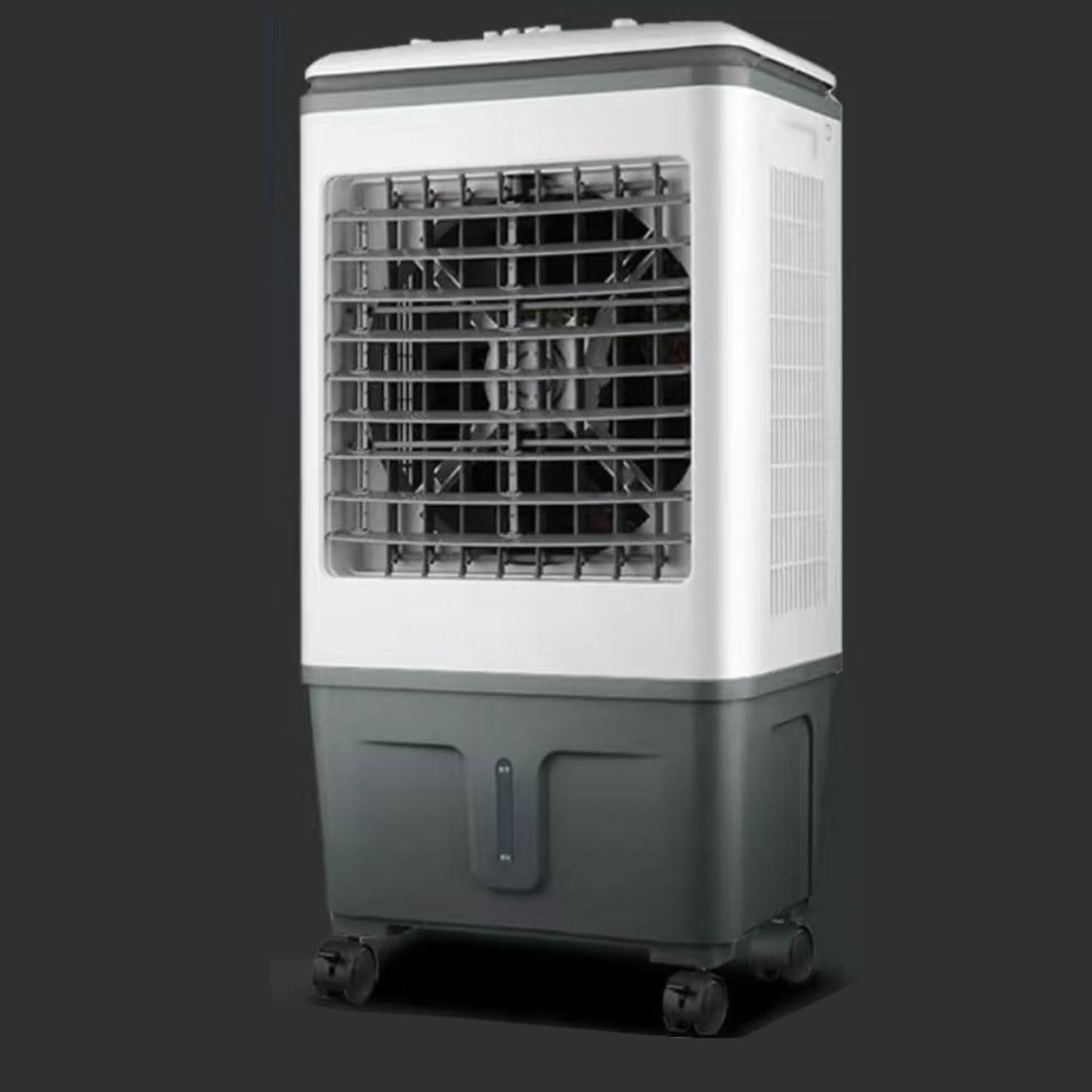 GENERIC Ventilateur De Refroidisseur D'air évaporatif Portable De 40L Avec Télécommande, Modes 3 Vitesses, Heureuse Et Roues De 7.5H, Humidificateur De Brime Silencieux Pour La Cuisine De Bureau De Chambre à