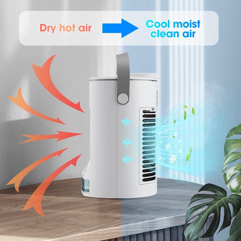 GENERIC Climatiseur Portable – Refroidissement écoénergétique Pour La Maison Et Le Bureau
