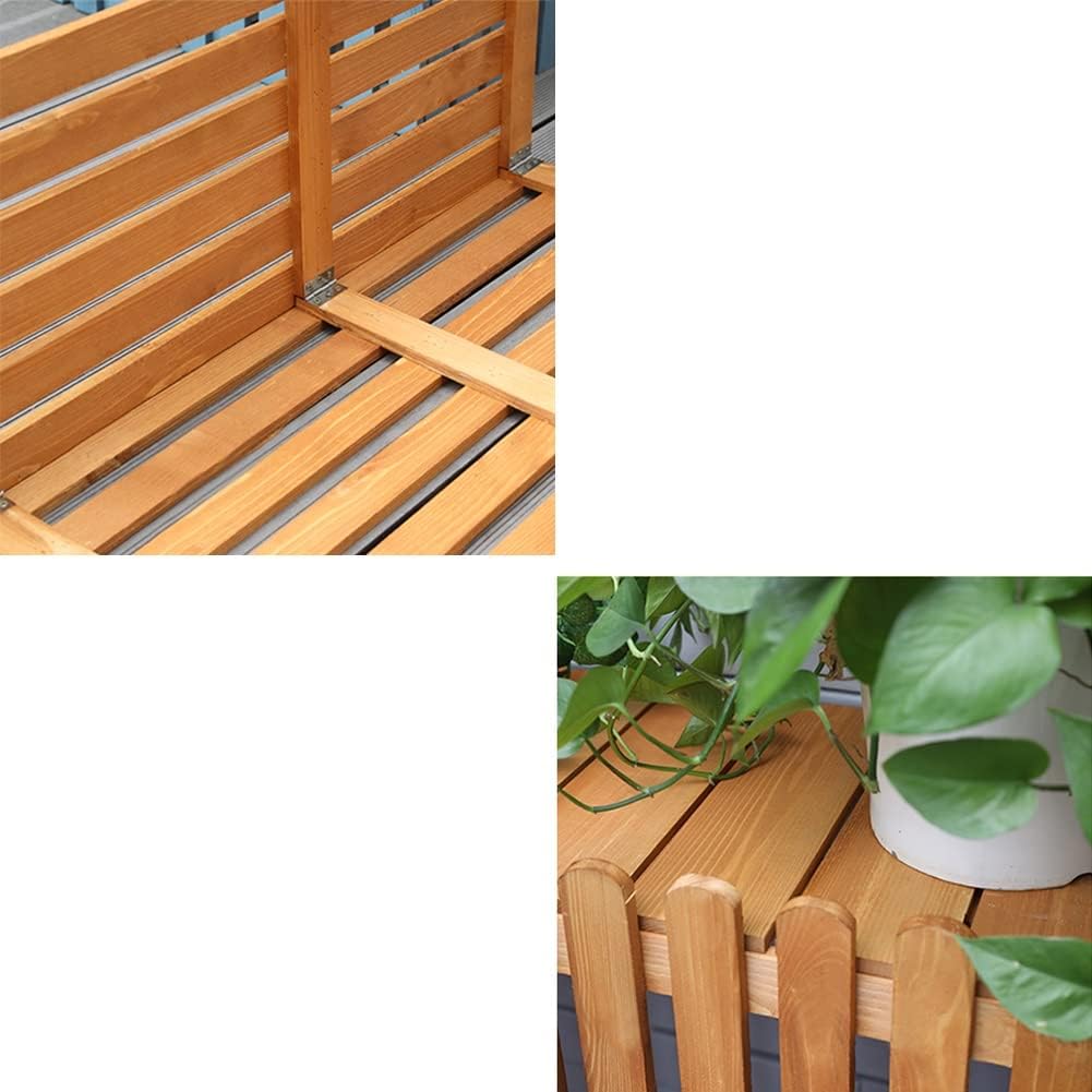 GENERIC Housse De Protection En Bois Pour Climatiseurs - 120 X 60 X 109 Cm - Bleu - Résistant Aux Intempéries - Élégant - Protection Extérieure - Pour Unités De Climatisation