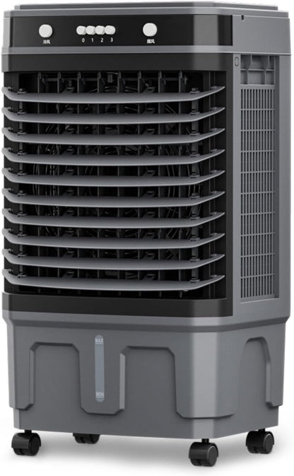  Refroidisseur Évaporatif Climatiseur Mobile Silencieux 20/30/40 Litres Purificateur D'air Avec Panneau Évaporatif Refroidissement Ventilation Affichage Tactile Ventilateur Refroidisseur D'air