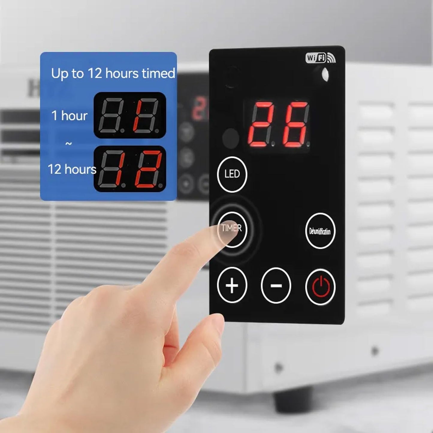  Mini Climatiseur, Refroidisseur D'air Portable 1880BTU Sans Unité Externe, Déshumidificateur Intérieur/extérieur, Avec Application Et Télécommande, Pour Camping-Car, Appartement, Tente