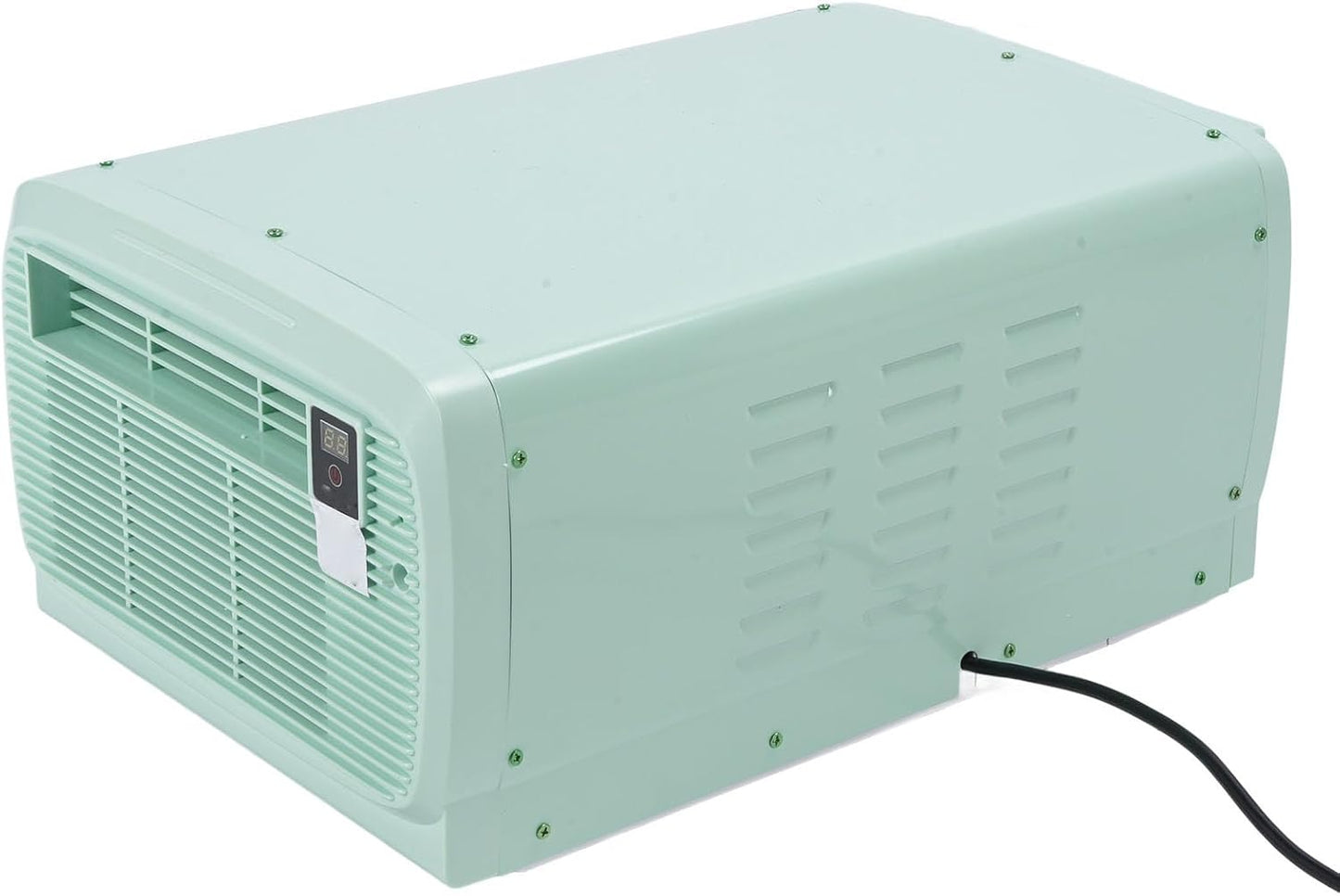  SIXRUN Climatiseur Portable 2300BTU Pour Camping Avec TéléCommande à Commande Vocale Pour VR Bureau Maison Petites Pièces Jusqu'à 150 Pieds Carrés (Prise UE 220V)
