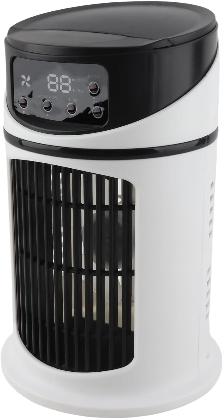  Refroidisseur D'air Par évaporation Personnel, Ventilateur De Climatiseur Portable USB Pour Chambre, Bureau, Mini Refroidisseur D'air Silencieux, Humidificateur, Dortoirs De Bureau, 1 X