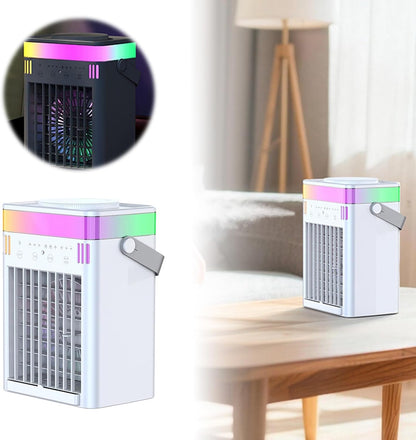  Climatiseur Évaporatif Silencieux Mobile, Ventilateur Colonne Sans Pales Intelligent Avec Télécommande, Refroidisseur D'Air Portable à Usage Domestique Pour Chambre, Salon, Dortoir D'Été