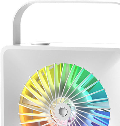  Milageto Climatiseur Et Portable, Silencieux, 5 Ventilation, Ventilateur Rafraîchissant Personnel Pour Petites Pièces Et Bureau.