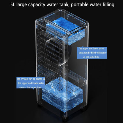 GENERIC Refroidisseur Par évaporation Portable Avec 3 Modes, 3 Vitesses Et Minuterie De 12 Heures Pour Chambre, Bureau Et Camping – Pas Besoin De Tuyau, Plus Grand Réservoir Pour Un Refroidissement Efficace