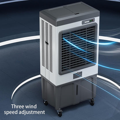  Climatiseur Portable Personnel Pour Marais, Avec Réservoir De 180 L Et 3 Vitesses, Climatiseur À Évaporation Pour Chambre, Bureau, Extérieur(62 * 42 * 130cm)