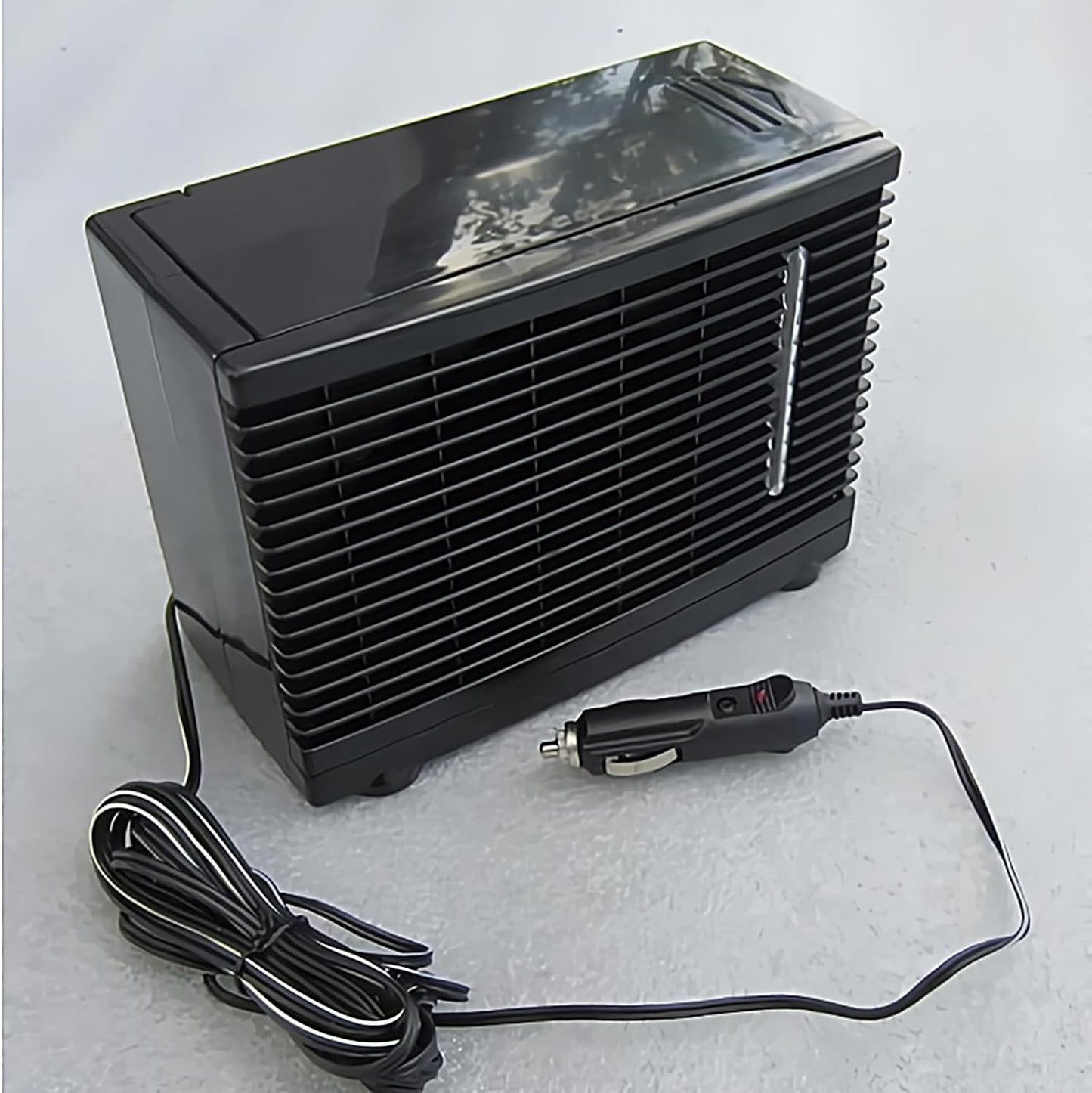 Genérico Ventilateur D'air De Voiture - Refroidisseur évaporatif En PP 12 V, Ventilateur D'air Pour Véhicule, Réservoir D'eau Portable, Machine Adhésive Pour Tableau De Bord | Sistem