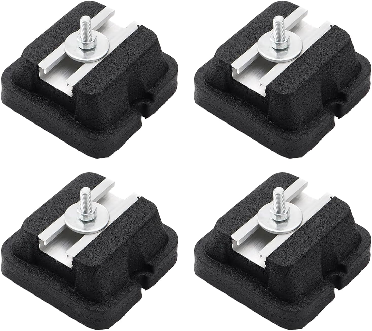  Supports Antivibratiles Pour Climatiseurs | Base Antivibratile Pour Climatiseur - Support Renforcé Pour Compresseur Extérieur Climatiseur Split Installation Au Sol