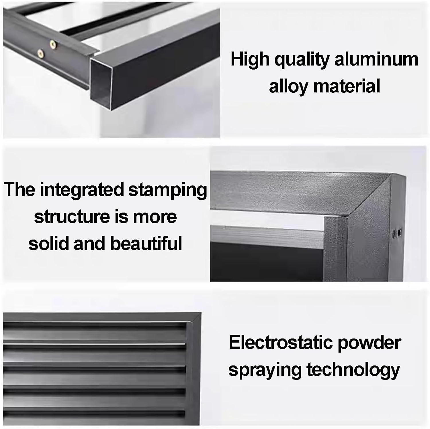 GENERIC Housse En Aluminium Pour Climatiseur Et Clôture D'intimité | Grille De Protection Extérieure Pour Climatisation | Bouclier De Condensateur Et Pompe à Chaleur | Boîtier élégant Pour Poubelle | Design