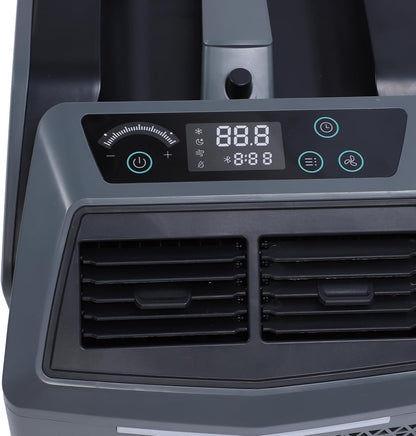  Climatiseur Portable D'extérieur, Multifonctionnel, économie D'énergie 6200BTU, Télécommande De Refroidissement Pour Tente De Camping, Bureau (Prise UE 100-240V)