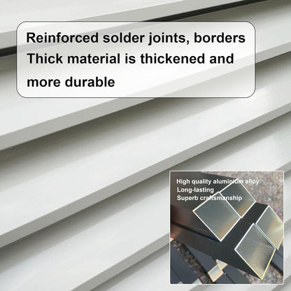 GENERIC Housse De Protection Pour Climatiseur Extérieur Toutes Saisons, Housse De Protection Autonome En Aluminium Et Support De Fleurs Et élégante