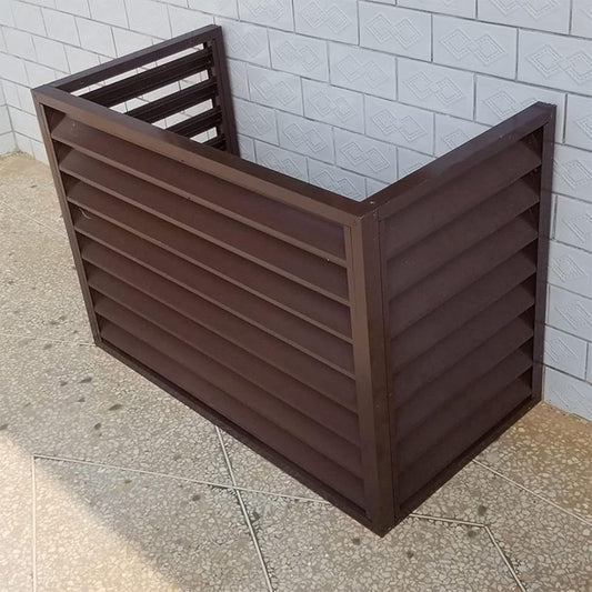  Housse De Protection Pour Climatiseur Extérieur, Anti-vol Toutes Saisons, Protection Décorative Pour Unités De Climatisation