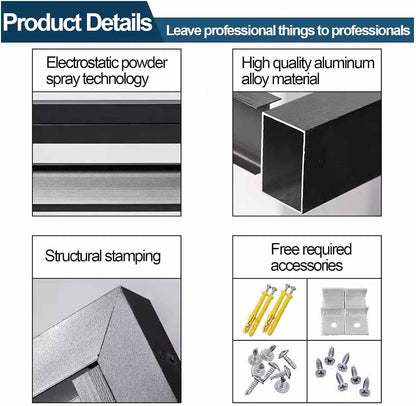  Housse En Aluminium Pour Climatiseur D'extérieur – Protection Résistante Aux Intempéries – Dimensions : 110 X 60 X 80 Cm, Durable, Design élégant, Idéale Pour Les Unités AC, Couleur B