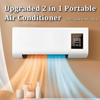  Air Portable Fan Climafy Split Max Refroidissement Et Hot Without Installation Télécommande Compacte Télécommande Bureau à Domicile Hiver D'été Sous Consommation énergétique