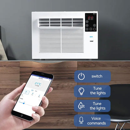  Mini Climatiseur, Refroidisseur D'air Portable 1880BTU Sans Unité Externe, Déshumidificateur Intérieur/extérieur, Avec Application Et Télécommande, Pour Camping-Car, Appartement, Tente