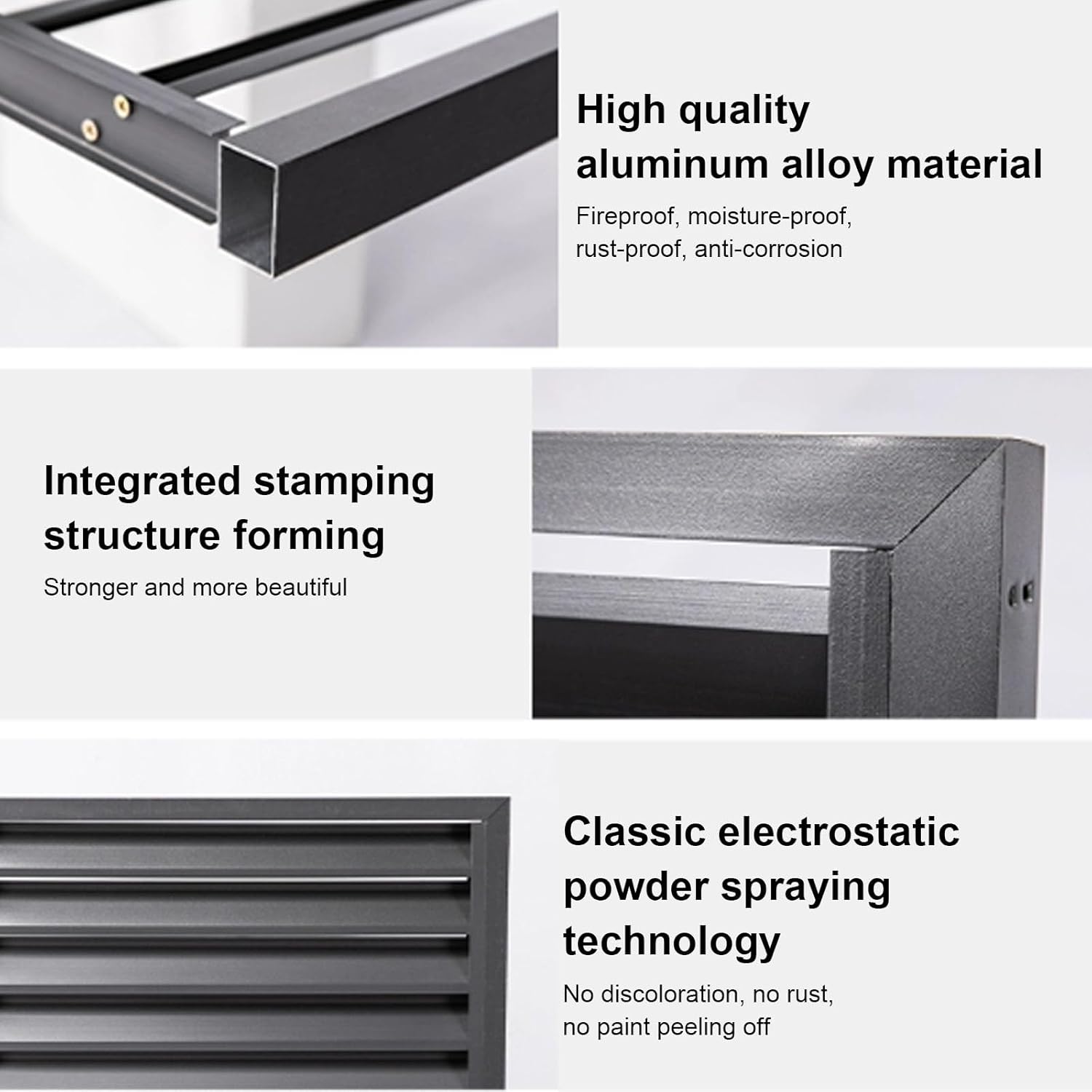  Housse De Climatiseur Extérieur – Protection En Aluminium Pour Pompe à Chaleur – Abri En Métal Pour Unité De Climatisation Extérieure – Protection Contre Les Intempéries – Protection Toutes Saisons