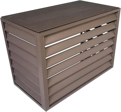 GENERIC Housse En Aluminium Pour Climatiseur Et Pompe à Chaleur Pour Unités Extérieures, Protection Contre Les Intempéries, S'adapte à La Plupart Des Systèmes Mini Split - Design Durable Et Léger