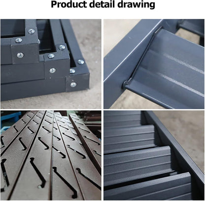 GENERIC Housse De Climatiseur D'extérieur En Aluminium Toutes Saisons Avec Persiennes Autoportantes Pour Unités Centrales AC Et Protection Contre Les Déchets Pour équipement Extérieur