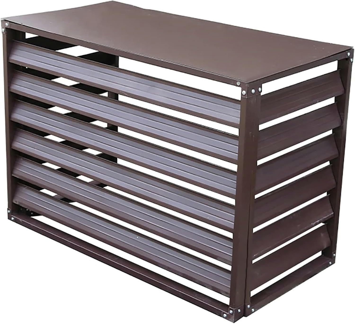 Housse De Protection Extérieure Résistante Aux Intempéries Pour Climatiseurs Split. Conception Antivol Avec écran De Confidentialité Pour Plus De Sécurité Et De Protectio