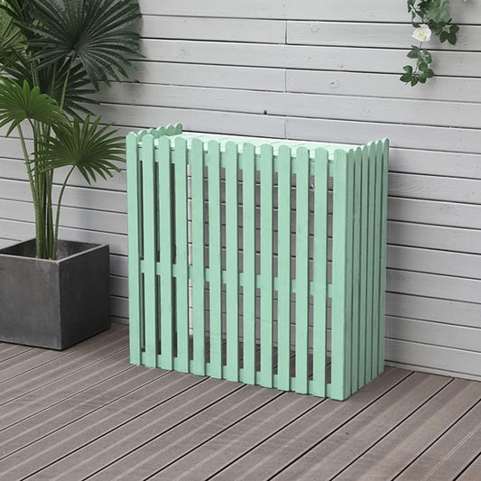 GENERIC Clôture Robuste Pour Climatiseur Pour Protection De L'intimité Et De La Protection En Extérieur Vert Taille XXL