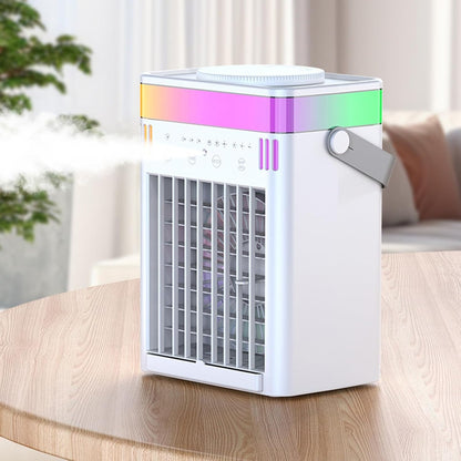  Climatiseur Évaporatif Silencieux Mobile, Ventilateur Colonne Sans Pales Intelligent Avec Télécommande, Refroidisseur D'Air Portable à Usage Domestique Pour Chambre, Salon, Dortoir D'Été