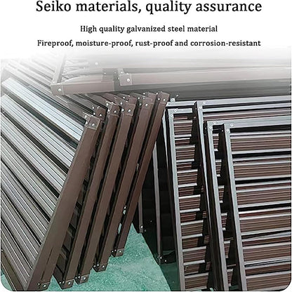  Housse De Protection Pour Climatiseur En Alliage D'aluminium - Protection Décorative Pour Climatiseurs Extérieurs, Condenseurs Et Pompes à Chaleur. Grille De Protection R