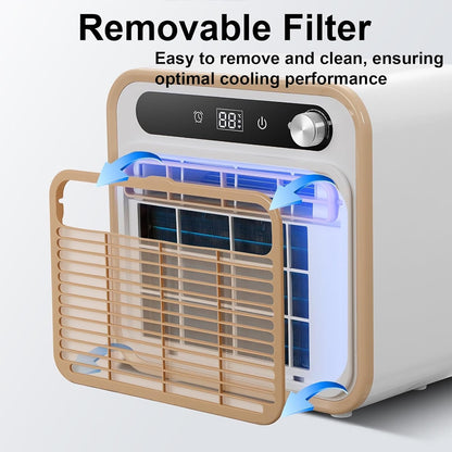 GENERIC Climatiseur Intelligent Portable Avec Contrôle Tactile, Minuterie Pour Bureau De Chambre RV