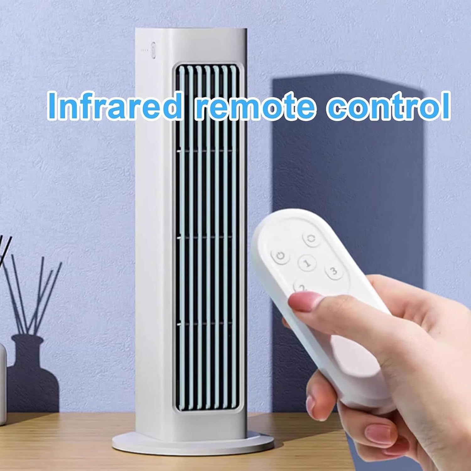  Ventilateur De Climatiseur Portable Pas De Fenêtre Nécessaire, Bris De Froid Sans Lame Avec Télécommande, 3 Vitesses, 60 Swing, Refroidissement Silencieux Pour Bureau De Chambre Petits Espaces