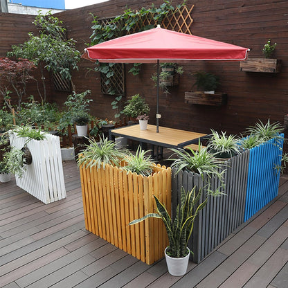 GENERIC Clôture En Bois Massif Pour Climatiseur – Protection Contre La Corrosion Pour Unités Extérieures, Support De Plantes, 100 X 30 X 60 Cm, Décoration De Jardin élégante Pour Cacher Les Unités De