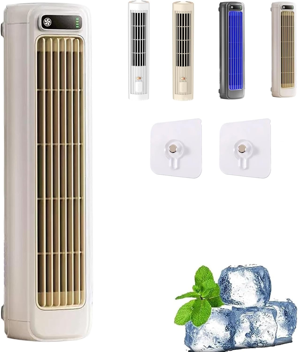  Jiuberry Cooling Ace, Climatiseur Portable Jiuberry, Climatiseur Portable Silencieux Cooling Ace À 3 Vitesses, Fixation Murale, Gain De Place, Pour Chambre, Bureau Et Usage Intérieur (#B)