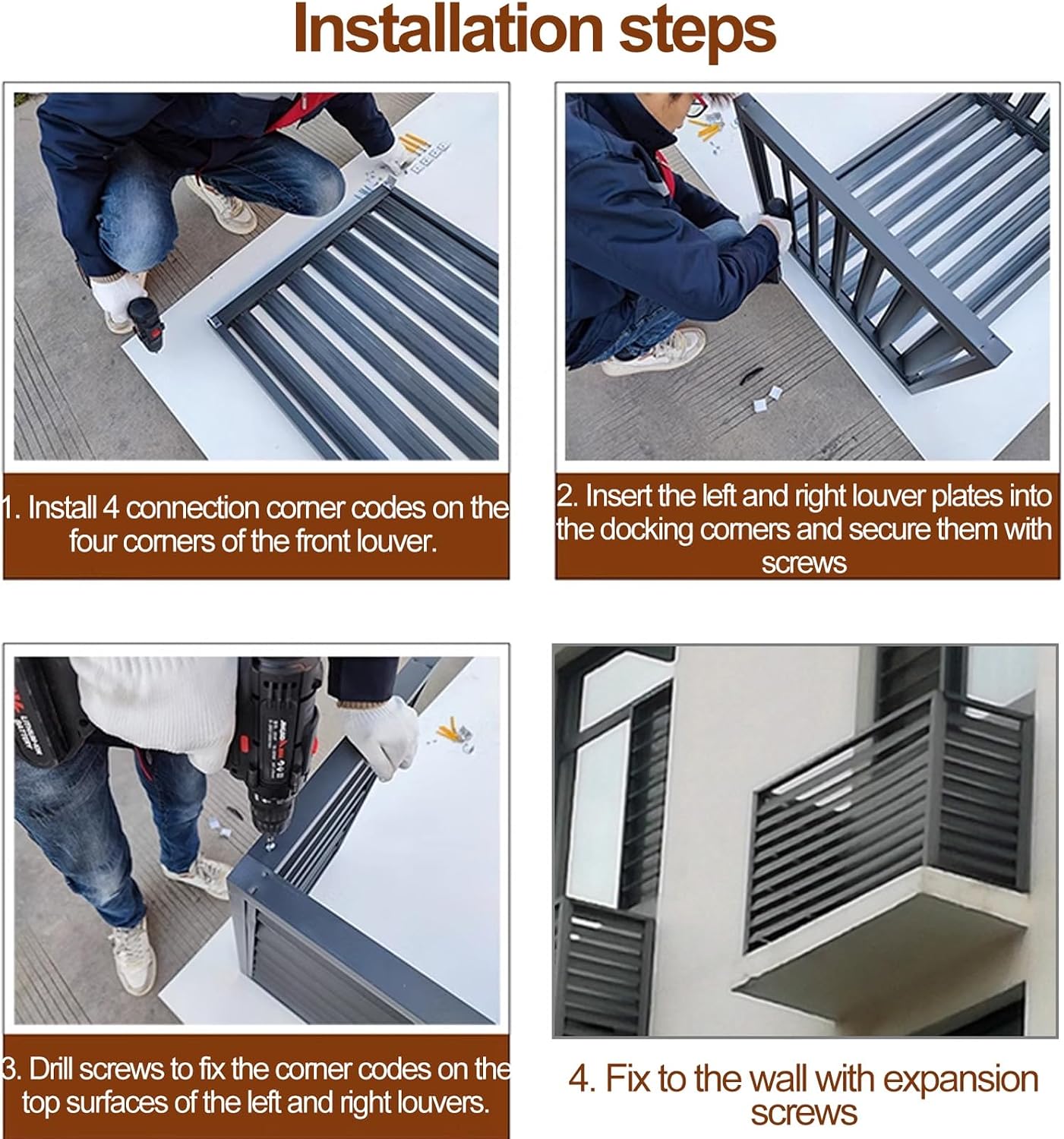  Housse De Protection En Métal Résistante Aux Intempéries Pour Pompe à Chaleur Et Climatiseur, 110 X 60 X 80 Cm, Idéale Pour Les Unités De Climatisation Extérieures Et Les Cages à Condensateur