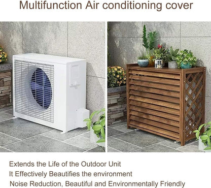  Housse De Protection Antivol Pour Climatiseur, Toutes Saisons, Protection De Confidentialité Pour Clôture Extérieure, Support Pour Plantes Pour Balcon De Jardin, étanche