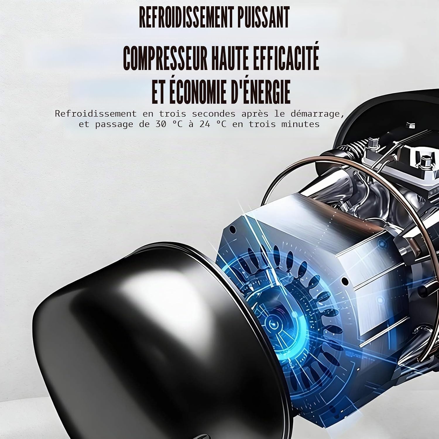GENERIC Climatiseur D'extérieur Portable, Refroidissement Et Chauffage Pour Camping-car, Caravane, Camping-car, Tente Et Camion, Réfrigération, Déshumidification, Design Compact