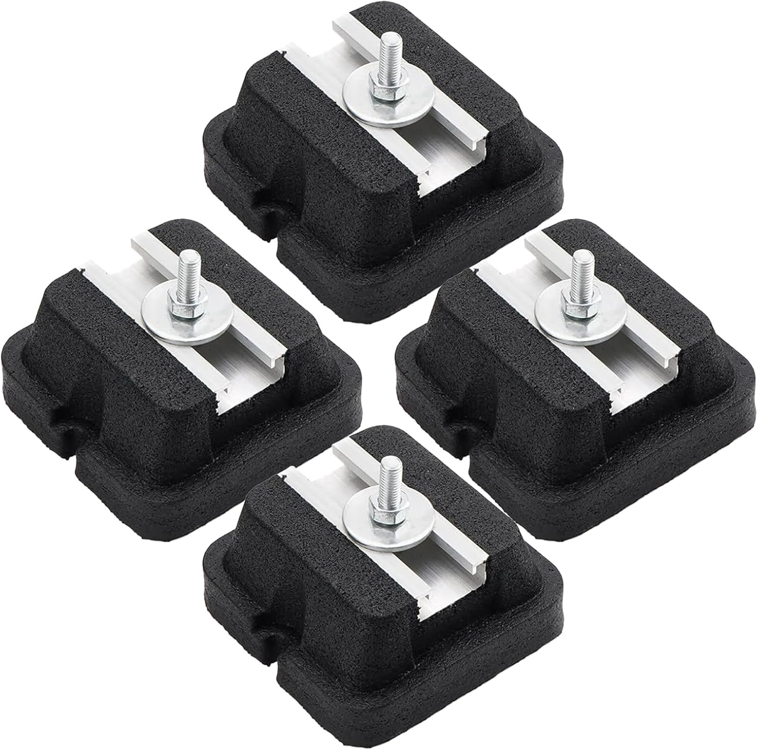  Supports Antivibratiles Pour Climatiseurs | Base Antivibratile Pour Climatiseur - Support Renforcé Pour Compresseur Extérieur Climatiseur Split Installation Au Sol