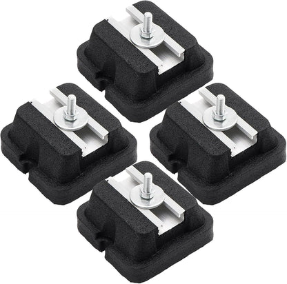  Supports Antivibratiles Pour Climatiseurs | Base Antivibratile Pour Climatiseur - Support Renforcé Pour Compresseur Extérieur Climatiseur Split Installation Au Sol