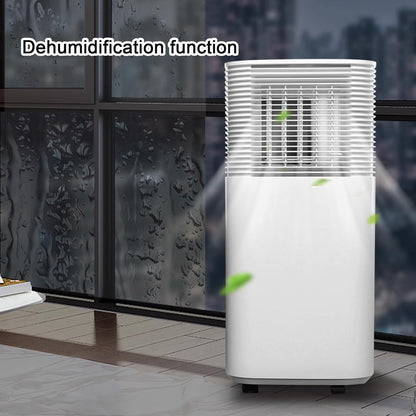 GENERIC Climatiseurs Portables 10000 BTU Pour Chambres Avec Déshumidification Télécommande 2 Vitesses Et Minuterie Pour Chambre Bureau Petits Espaces, 220V