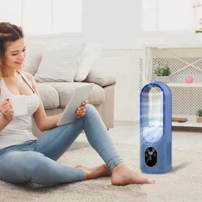  Refroidisseur D'air Par évaporation Portable, Mini Ventilateur USB De Climatisation Avec 6 Minuteries Réglables Et Contrôle De La Vitesse Du Ventilateur, Ventilateur De Refroidissement Personnel Pour