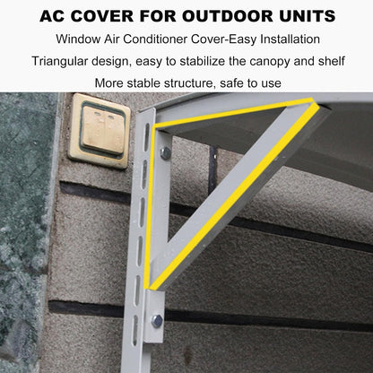  Housse De Protection Robuste Pour Mini Climatiseur Split, Support De Climatiseur, Support De Condenseur, Support De Traitement D'air, Base De Pompe à Chaleur, Protection
