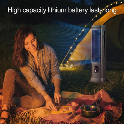  Cooling Ace Climatiseur De Refroidissement Réglable Avec 3 Vitesses, Portable, Rechargeable, Silencieux, Gris