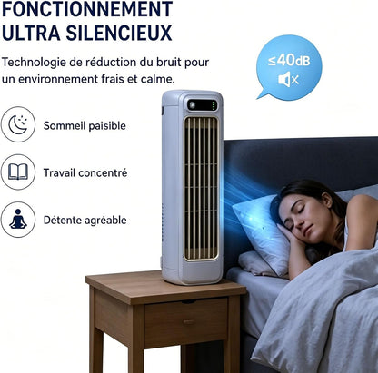  Climatiseur Mural Sans Évacuation – Climatiseur Mobile Portable Froid & Chaud, Climatiseur Portable Mural Ultra Silencieux Avec Télécommande, Minuterie 8H Pour Maison, Bureau (Flower*2)
